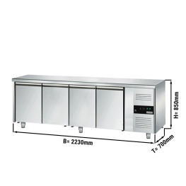 Морозильний стіл ECO  2,2 x 0,7 м (4 двері) GGM Gastro