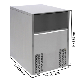 Льодогенератор /циліндр - 80 kg / 24 h GGM Gastro