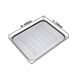 Гастроємність GN 2/1, перфорована - глибина: 20 мм GGM Gastro