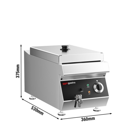 Фритюрница электрическая (обьем: 11,5 л / сливной кран) GGM Gastro - 2