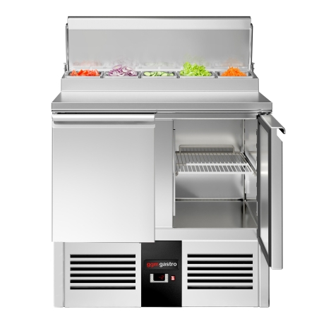 Холодильный стол саладетта PREMIUM - 0,9 x 0,7 m / 2 двери / объем: 240 л GGM Gastro - 5