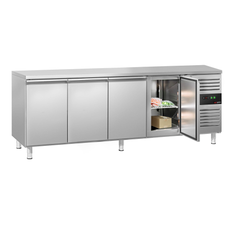Морозильний стіл ECO 2,2 x 0,7 м (4 двері) GGM Gastro - 1