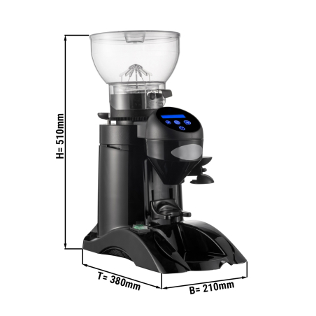 Кавомолка чорна - 2 kg - 63 db GGM Gastro - 1