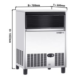 Льодогенератор конусного льоду - продуктивність/день: 88 кг  GGM Gastro