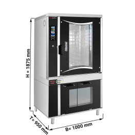 Электрическая конвекционная печь - 10 x EN 40 x 60 см - Вкл. Расстоечный шкаф 12x EN 60 x 40 cm	 GGM Gastro