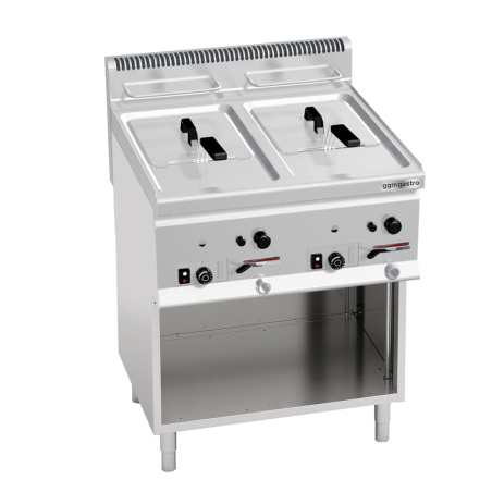 Фритюрниця газова 8+8 літрів (13,2 кВт) GGM Gastro - 2