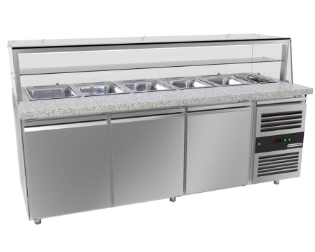 Саладетта PREMIUM (размер: 2,01 m /3 дверцы) GGM Gastro - 2