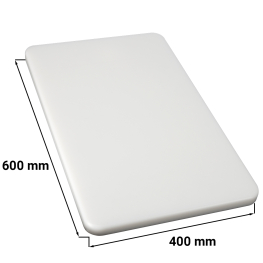 Дошка для нарізання - 40 x 60 см - 2 см -  білий GGM Gastro