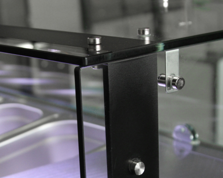 Холодильна вітрина під гастроемності PREMIUM - 1,5 x 0,34 m - для 7x 1/4 GN-Behälter GGM Gastro - 3