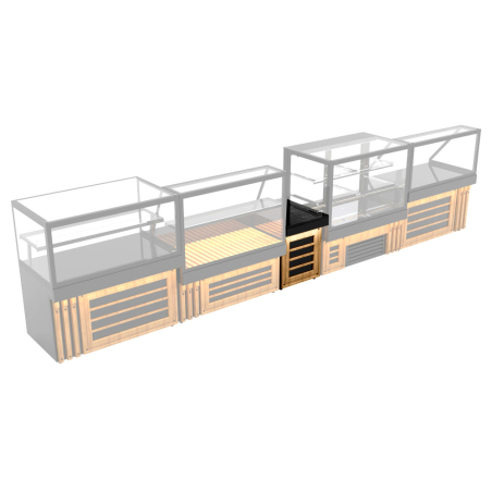 Прилавок - 0,9 x 0,8 m GGM Gastro - 4