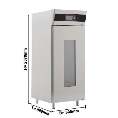 Розстійна шафа холодильна - для 20x 60 x 80 см або 40x 40 x 60 см 1 двері GGM Gastro - 1