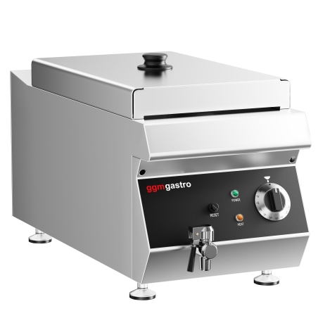Фритюрница электрическая (обьем: 11,5 л / сливной кран) GGM Gastro - 3