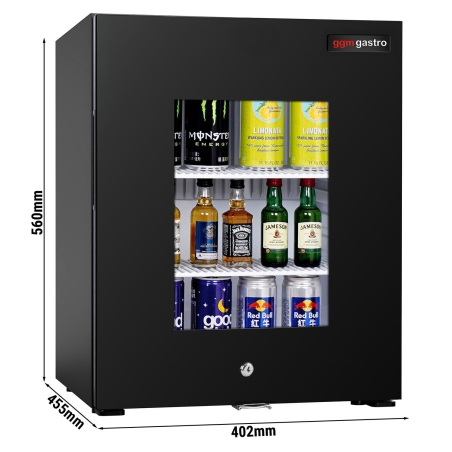 Холодильник барний - 1 скляні двері - geräuscharm та abschließbar GGM Gastro - 2