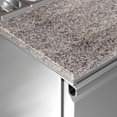 Холодильний стіл саладетта PREMIUM -1,37 m x 0,70 m /3 дверцята / 400 л GGM Gastro - 7