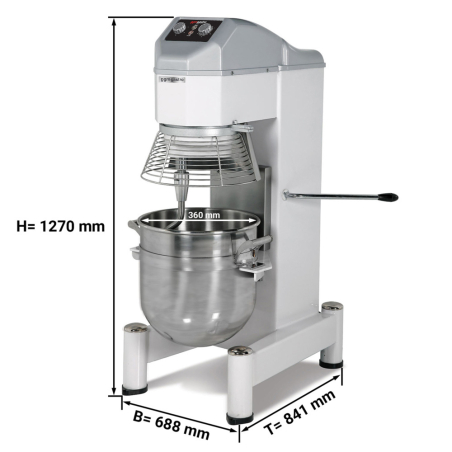 Планетарний міксер 30 літрів GGM Gastro - 1