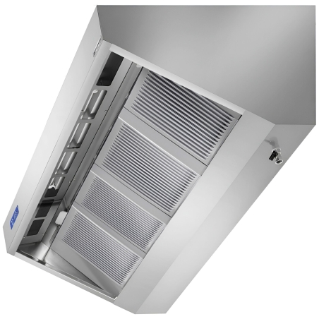 Зонт вытяжной пристенный 2,8 м (мотор, регулятор, фильтр, лампа) GGM Gastro - 3