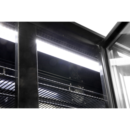 Холодильник барний - 0,9 m - 220 Л - 2 скляних дверей GGM Gastro - 4