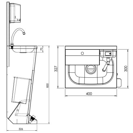 Рукомийник GGM Gastro - 6