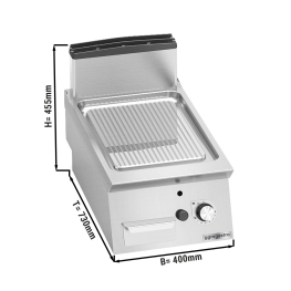Поверхня жарова газова - рифлена (6,9 кВт) GGM Gastro