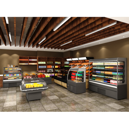 Торговый прилавок / холодильный прилавок - 1,32 х 0,93 м GGM Gastro - 8