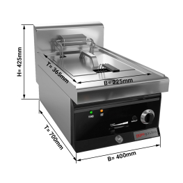 Фритюрниця електрична - 10 Л (9 kW) GGM Gastro