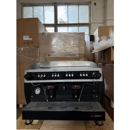 Кавова машина Grace з цифровим дисплеєм - 2 групи - з системою попередньої інфузії - чорна - 1