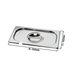 Крышка GN 1/4 - с отверстием для ложек GGM Gastro