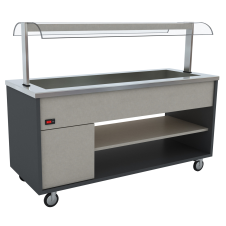 Теплова витрина - 1,9 x 0,8 m - 5x GN 1/1 GGM Gastro - 2