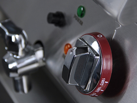 Фритюрниця 11,5 літрів / з краном зливу GGM Gastro - 3