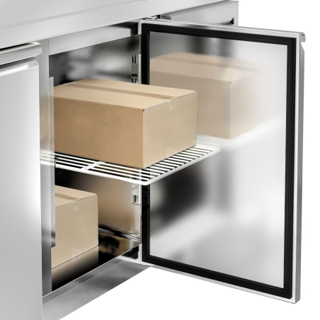 Морозильний стіл ECO 1,36 x 0,7 m (2 двері) GGM Gastro - 9