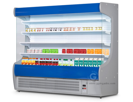 Холодильна гірка - 2,5 x 0,9 m - з 4 полиця GGM Gastro - 4