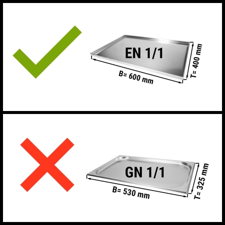 Шафа розстійна на 8x EN 60 х 40 см GGM Gastro - 3