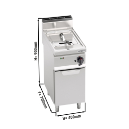 Фритюрниця електрична 18 літрів (13,5 кВт) GGM Gastro