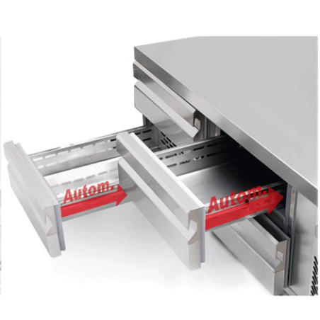 Холодильний стіл (GN) з 4 шухлядами 1/3 GGM Gastro - 3