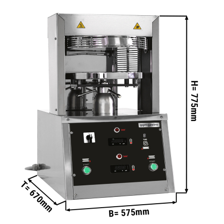 Прес для піци - Ø 45 cm GGM Gastro - 1