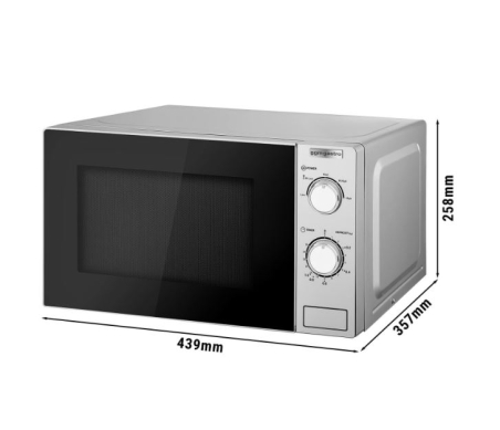 Піч мікрохвильова 20 літрів (механічне управління) - 700 Вт GGM Gastro - 2