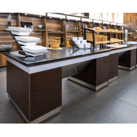 Салат-бар холодильний - 2,0 x 1,0 м - 5x GN 1/1 GGM Gastro - 9